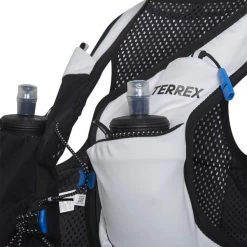 Sacs Hydratation ADIDAS TERREX TRAIL VEST WHITE/BLACK 22 Noir / Blanc -Sacs de voyage Soldes Boutique 9 100396 terrex trail vest white black hb6251 05