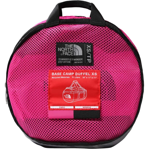 Duffels THE NORTH FACE BASE CAMP DUFFEL XS FSCHIAPK/T 23 Rose / Noir 4 Duffels THE NORTH FACE BASE CAMP DUFFEL XS FSCHIAPK/T 23 Rose / Noir – Image 4