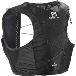 Sacs Hydratation SALOMON ACTIVE SKIN 4 SET BLACK/EBONY 22 Noir